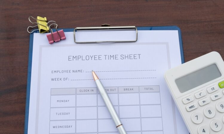 construction time sheet