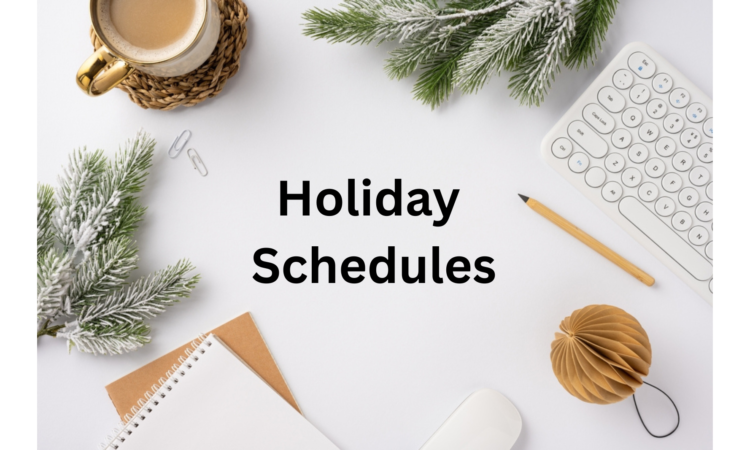 holiday schedule tips