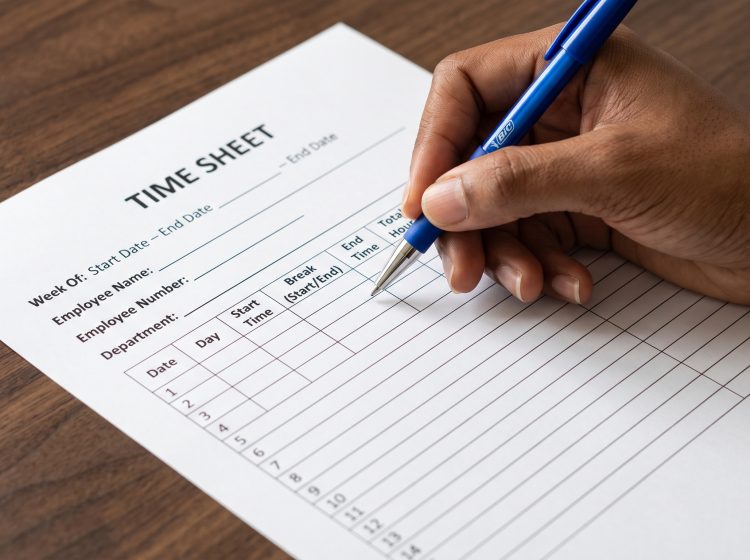 paper timesheets vs mobile time clock